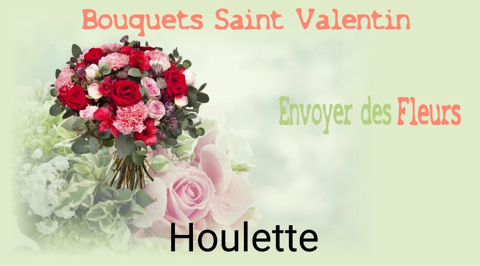 Roses de Saint-Valentin livrées à Houlette